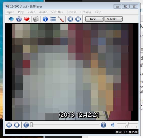 Xvid Mp4 file playing in SMplayer with associated subtitle